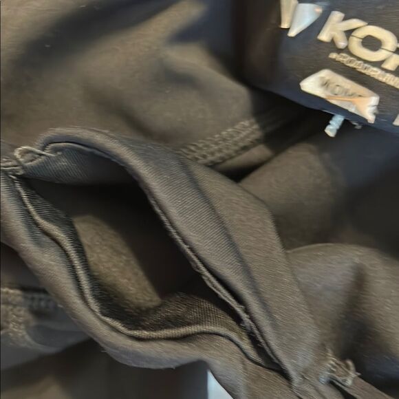 KORSA by Roadrunner Women's Medium Black Leggings Compression Running Reflective - Picture 10 of 14